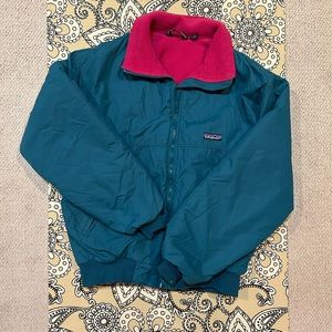 Teal and Pink, Patagonia Jacket